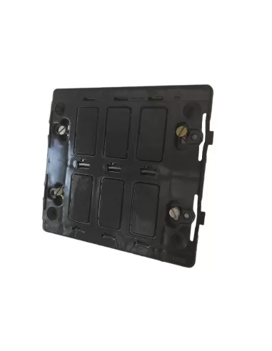 Bticino 506r magic - Módulo de soporte de 6 plazas 506 (3 3)